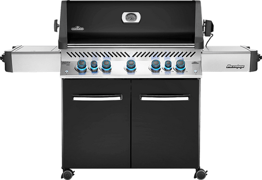 NAPOLEON BBQ Prestige 665 RSIB Infrared Side & Rear Burners , Black , Natural Gas