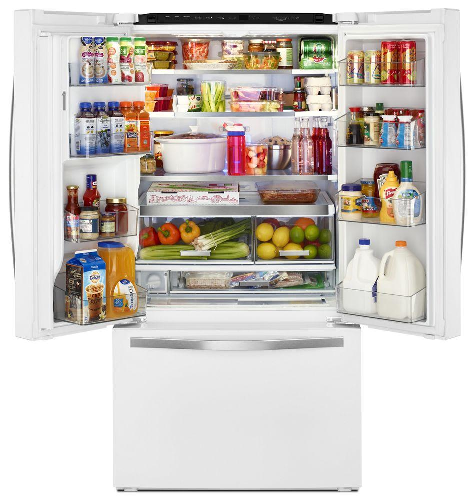 Whirlpool WRF992FIFH 36-inch Wide French Door Refrigerator with Infinity Slide Shelf - 32 cu. ft.