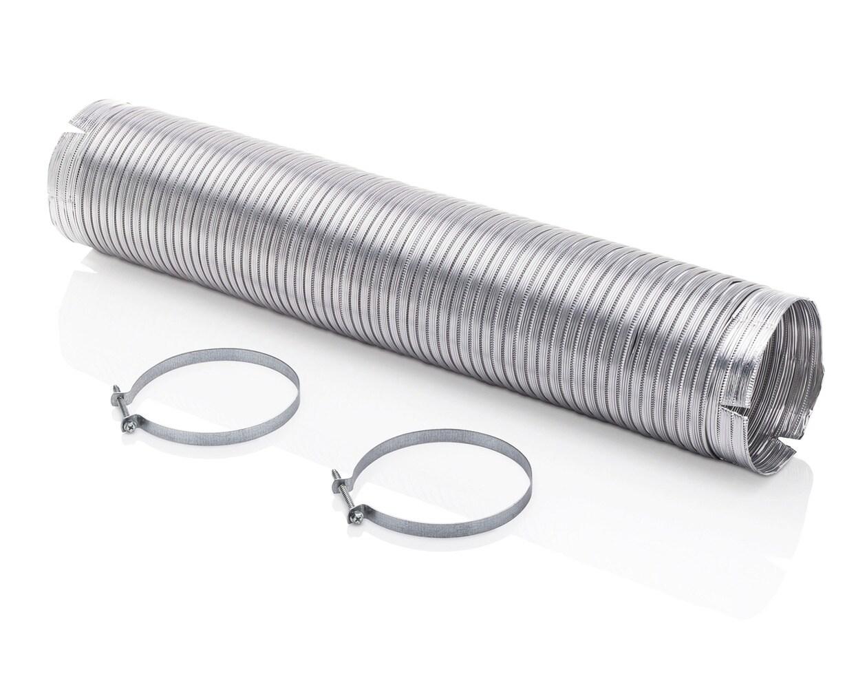 Frigidaire 5305512431 8' Long 4" Diameter Semi Rigid Dryer Vent Installation Kit with Elbow
