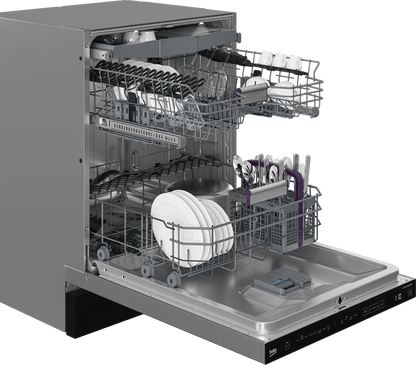 Beko DDT38532XIH Tall Tub Dishwasher with (16 place settings, 45.0