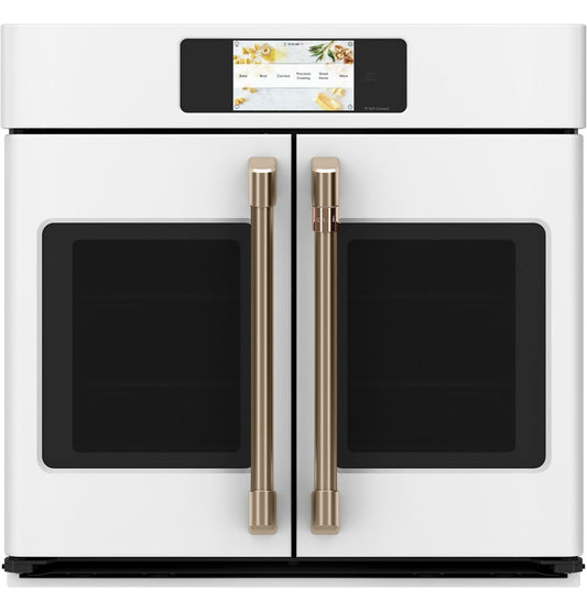 Cafe CTS90FP4NW2 CAF(EBACK)™ Professional Series 30" Smart Built-In Convection French-Door Single Wall Oven