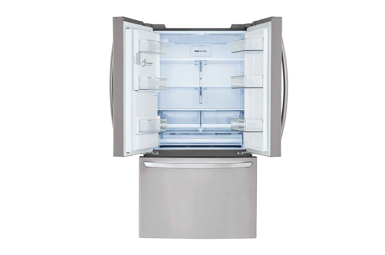 LG 26 Cu. Ft. Door-in-Door Side-by-Side Refrigerator with Thru-the-Door Ice  and Water Stainless Steel LSXS26366S - Best Buy