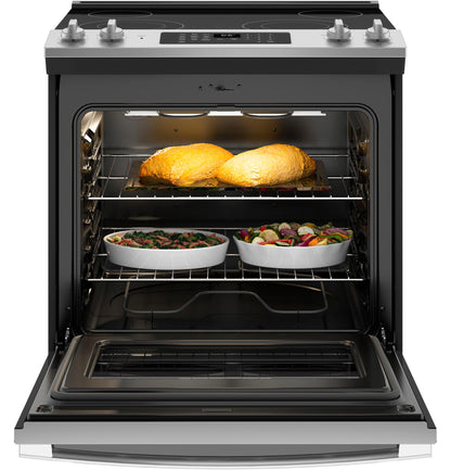 GE® 30" Slide-In Electric Range