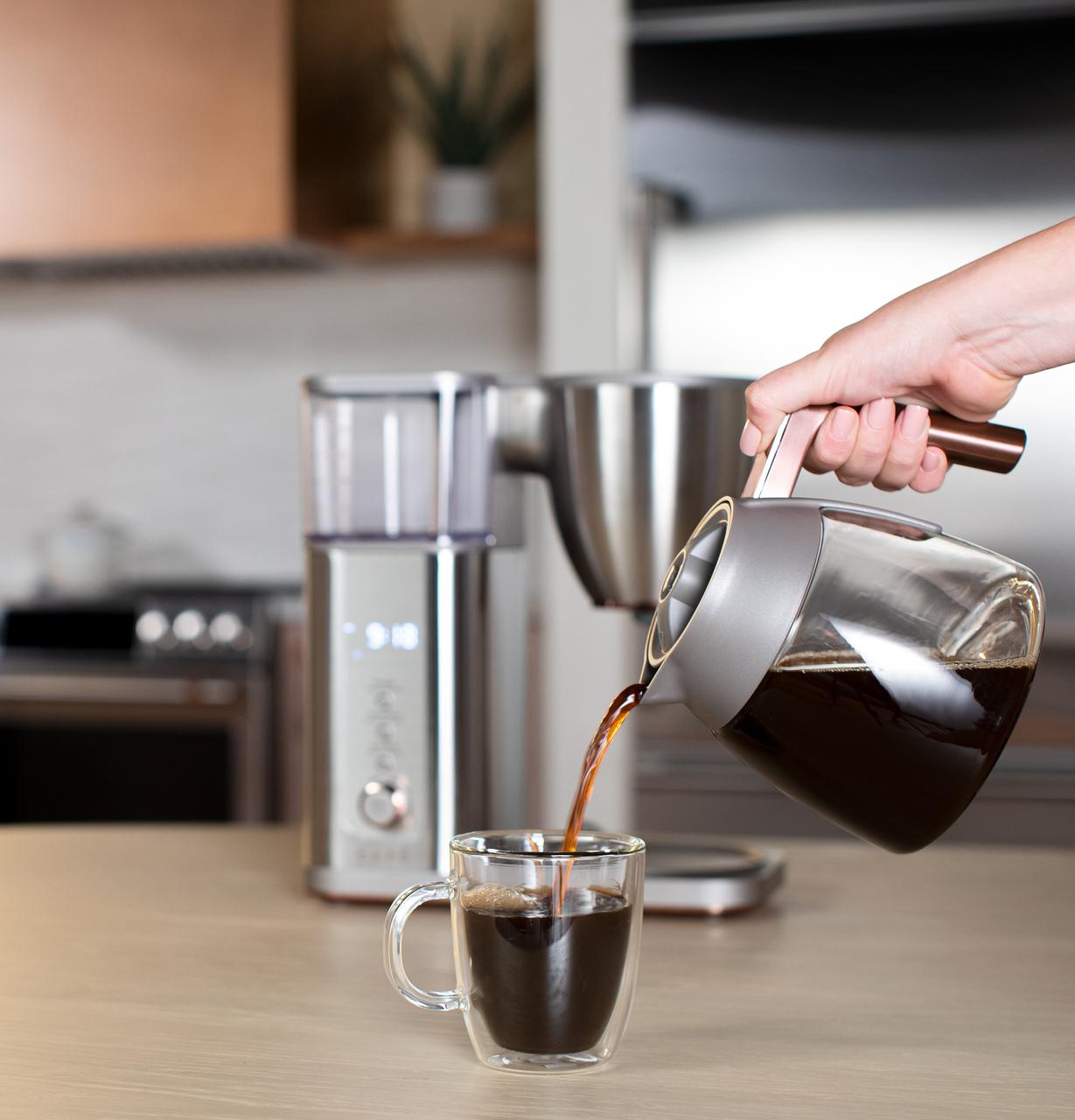Cafe C7CDABS2RS3 CAF(EBACK)™ Specialty Drip Coffee Maker with Glass Carafe