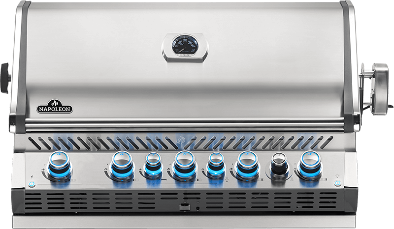 Napoleon Bbq Built-in Prestige PRO 665 RB with Infrared Rear Burner , Natural Gas, Stainless Steel