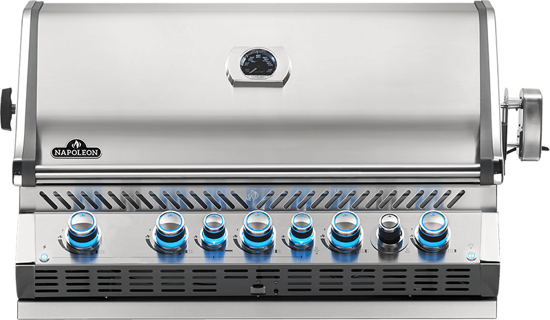 Napoleon Bbq BIPRO665RBNSS3 Built-in Prestige PRO 665 RB with Infrared Rear Burner , Natural Gas, Stainless Steel