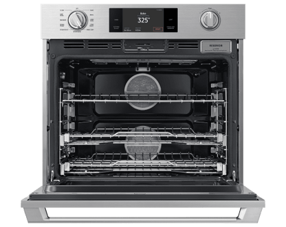 30" Steam-Assisted Single Wall Oven, Silver Stainless Steel