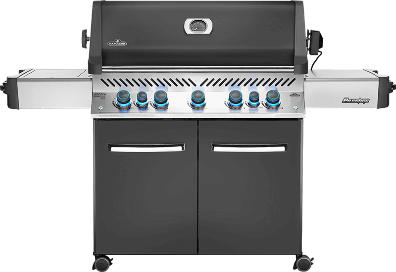 Napoleon Bbq P665RSIBNCH Prestige 665 RSIB Infrared Side & Rear Burners , Grey , Natural Gas