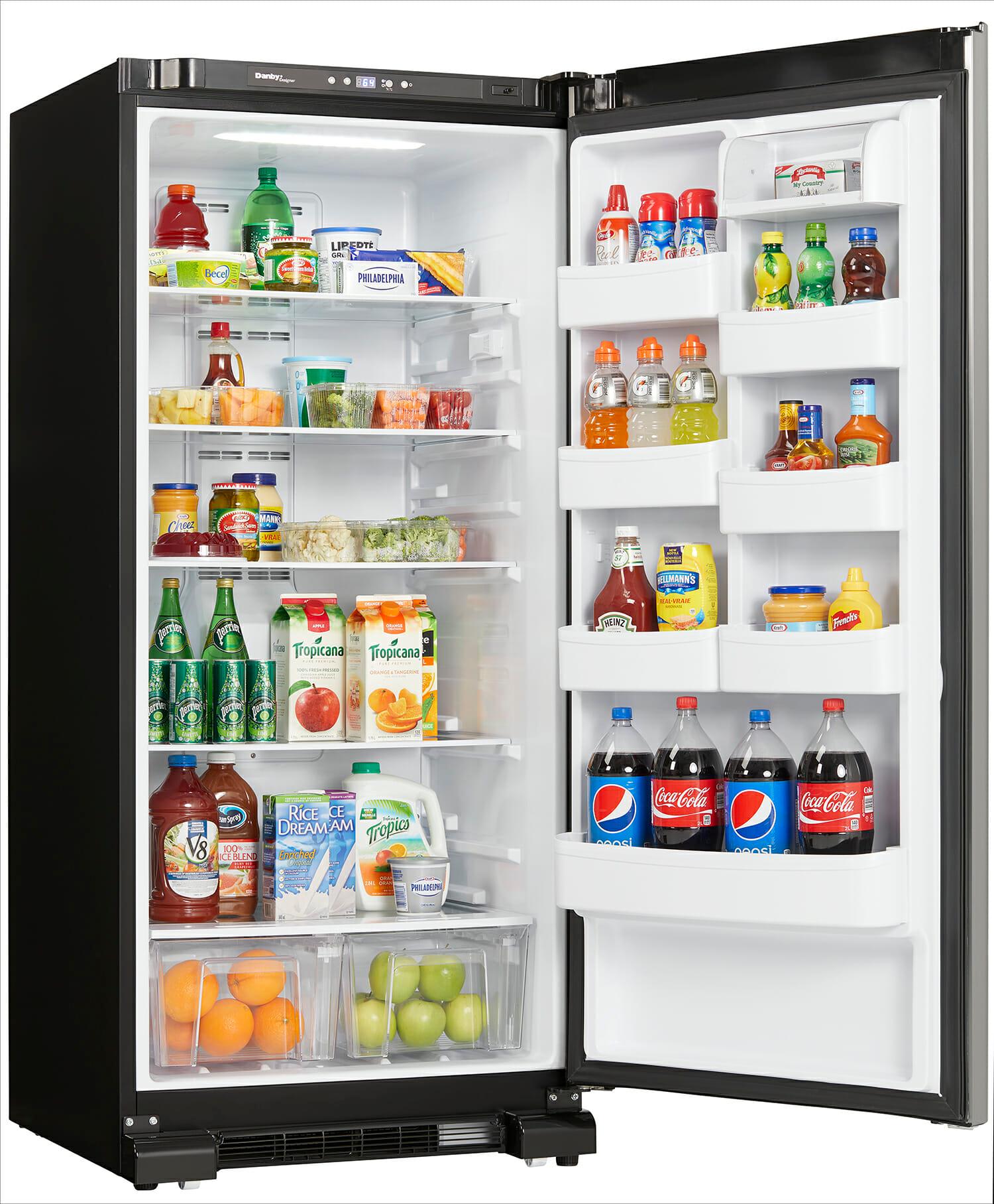 DAR170A3BSLDD Danby Designer 17.0 cu. ft. Apartment Size Fridge in Stainless Steel Look