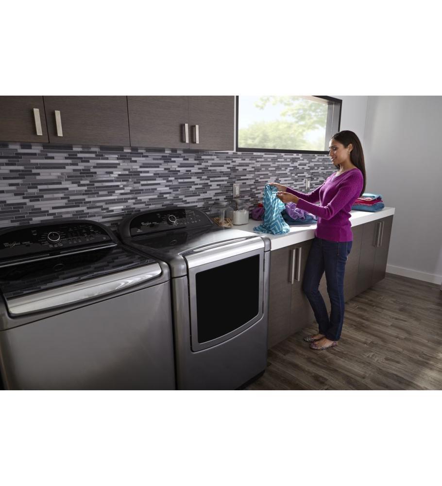 Whirlpool WED5800BW Cabrio® 7.4 cu. ft. HE Dryer with Sanitize Cycle