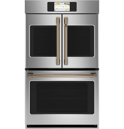 Cafe CTD90FP2NS1 CAF(EBACK)™ Professional Series 30" Smart Built-In Convection French-Door Double Wall Oven