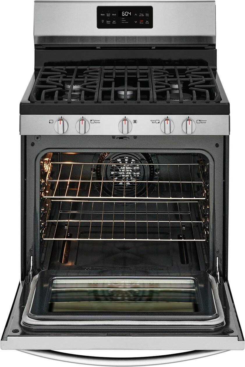 Frigidaire Gallery 30" Freestanding Gas Range with Steam Clean