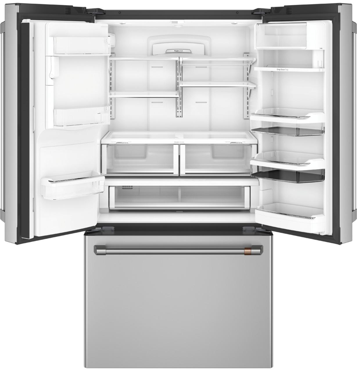 Cafe CFE28UP2MS1 Caf(eback)™ ENERGY STAR® 27.7 Cu. Ft. Smart French-Door Refrigerator with Keurig® K-Cup® Brewing System