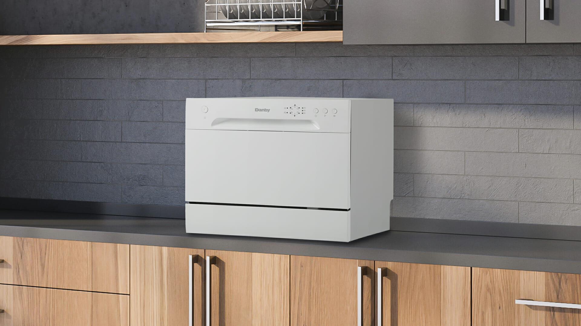 DDW621WDB Danby 6 Place Setting Countertop Dishwasher in White