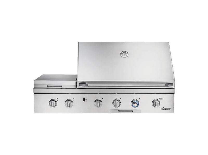 Dacor OBC36 Discovery 36" Outdoor Grill Cart in Stainless Steel with Chrome Trim
