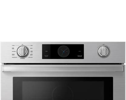 30" Steam-Assisted Single Wall Oven, Silver Stainless Steel