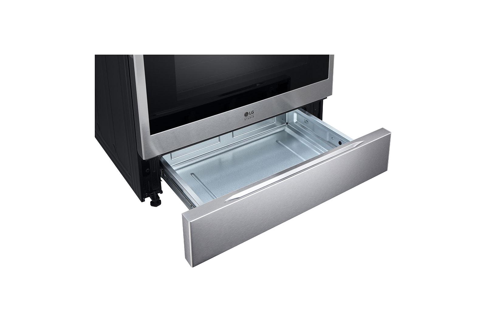 LG STUDIO 6.3 cu. ft. InstaView® Induction Slide-in Range with Air Fry and Air Sous Vide