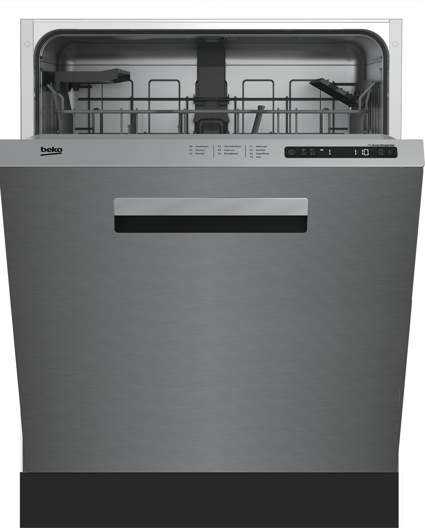 Beko DDN25402X Full Size Dishwasher with (14 place settings, 48.0