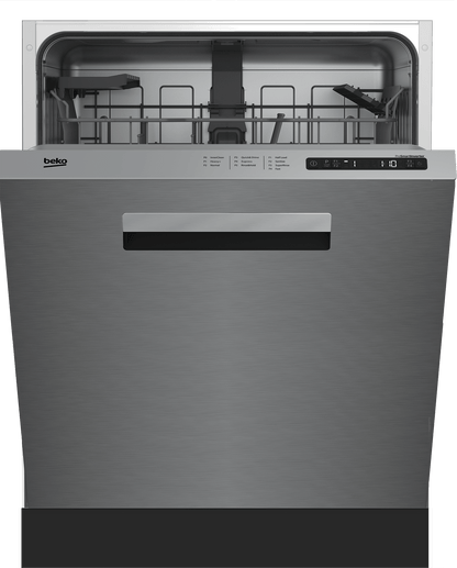 Beko DDN25402X Full Size Dishwasher with (14 place settings, 48.0