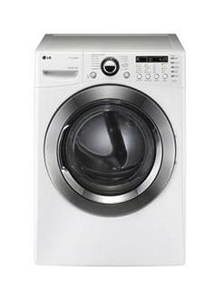 Lg DLEX3360W 7.4 cu.ft. Ultra-Large Capacity SteamDryer™ with NeveRust™ Stainless Steel Drum (Electric)
