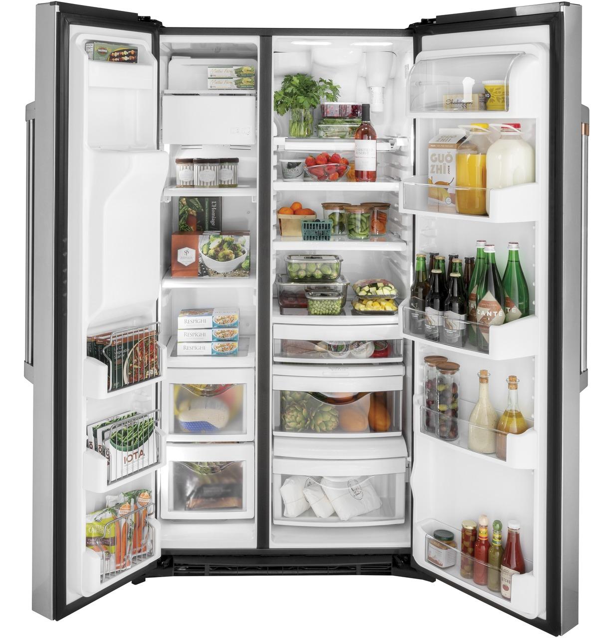 Cafe CZS22MP2NS1 Caf(eback)™ 21.9 Cu. Ft. Counter-Depth Side-By-Side Refrigerator