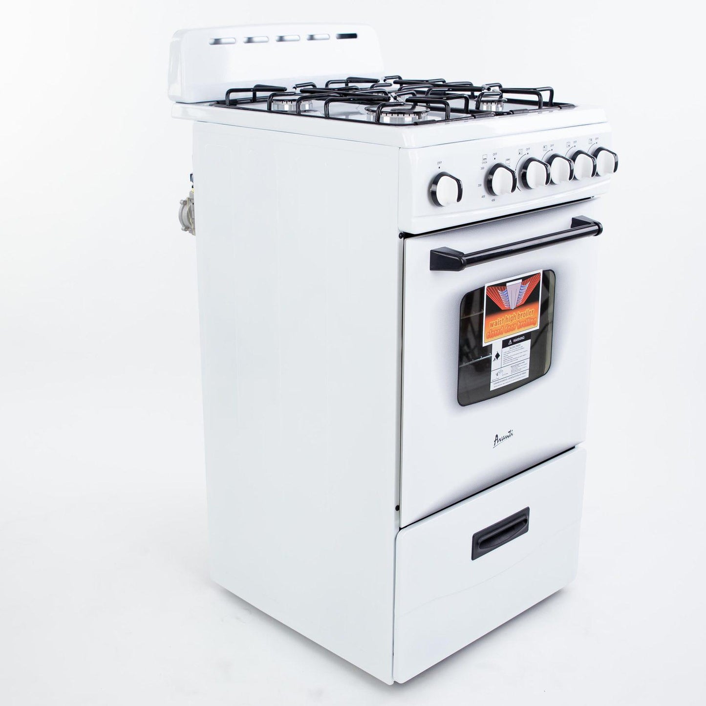 GR2013CSS Avanti 20" Gas Range - Stainless Steel