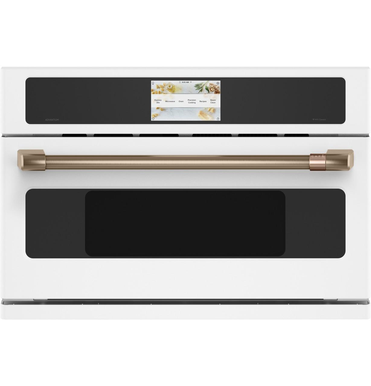 Cafe CSB913P4NW2 Caf(eback)™ 30" Smart Five in One Oven with 120V Advantium® Technology