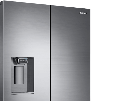 36" Counter Depth French Door Bottom Freezer, Silver Stainless Steel