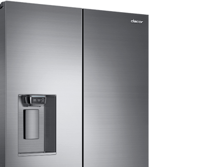 36" Counter Depth French Door Bottom Freezer, Silver Stainless Steel