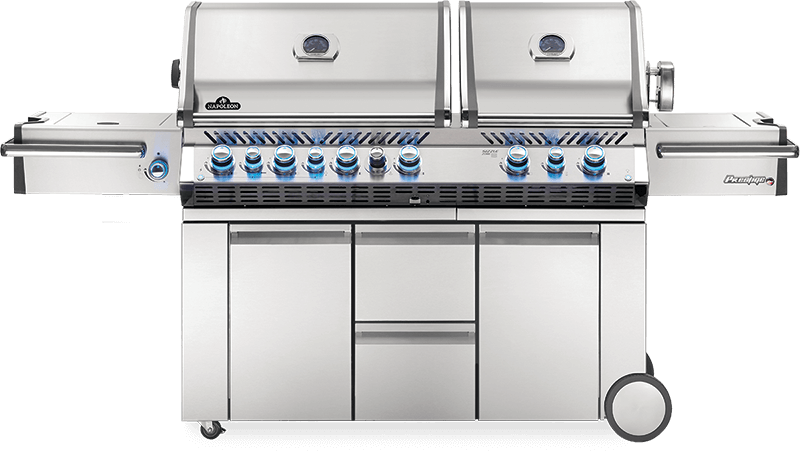 Napoleon Bbq PRO825RSBIPSS3 Prestige PRO 825 RSBI with Power Side Burner, Infrared Rear & Bottom Burners , Propane, Stainless Steel