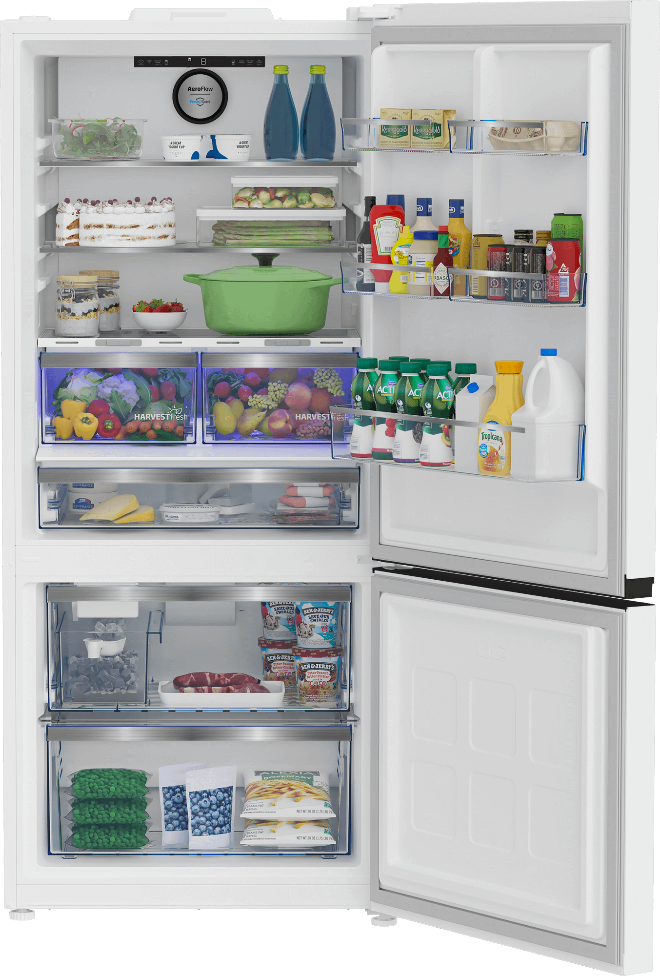 Beko 30" Bottom Freezer Refrigerator