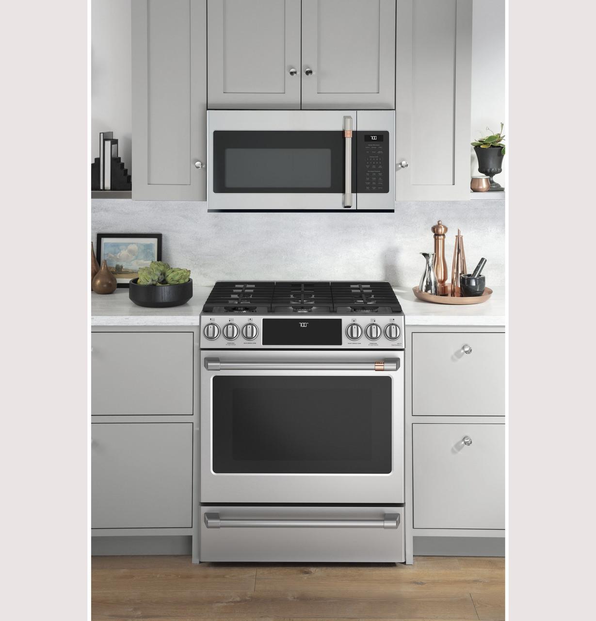 Cafe CVM519P2PS1 CAF(EBACK)™ 1.9 Cu. Ft. Over-the-Range Microwave Oven