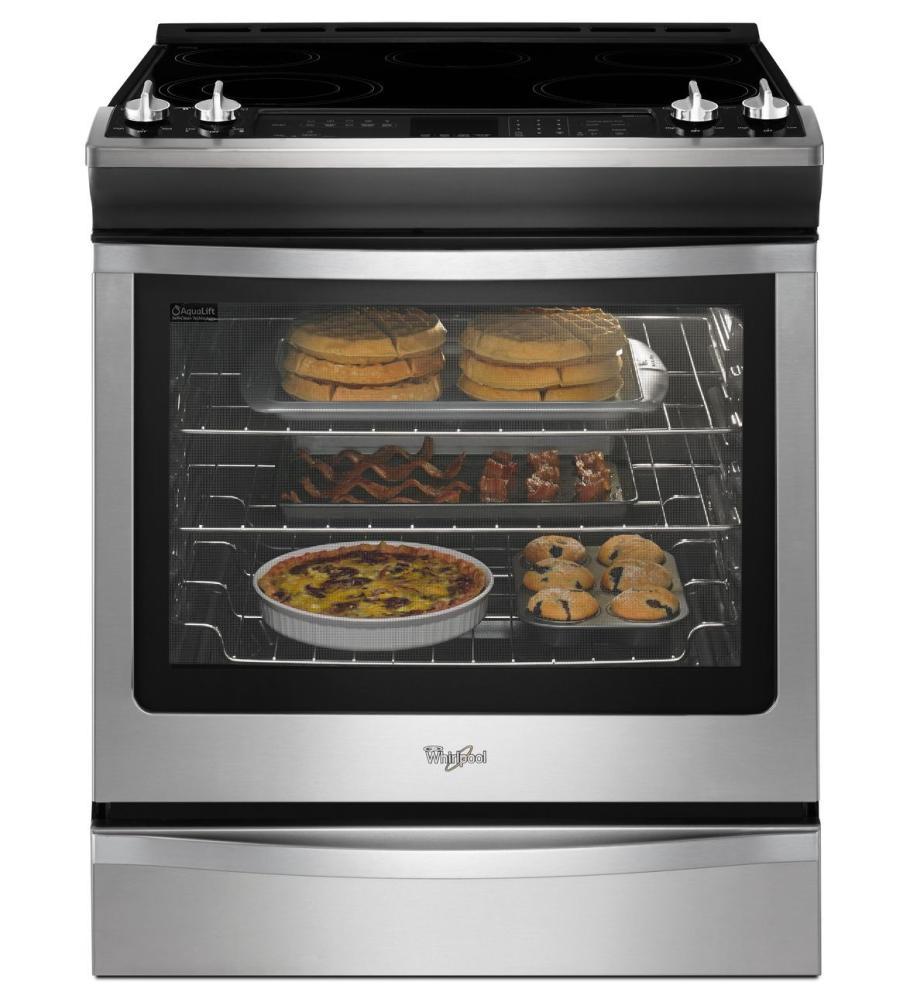 Whirlpool WEE760H0DE 6.2 cu. ft. Front-Control Electric Range with True Convection