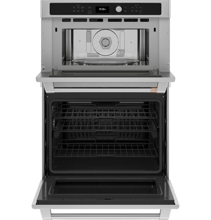 Cafe CTC912P2NS1 CAF(EBACK)™ 30 in. Combination Double Wall Oven with Convection and Advantium® Technology