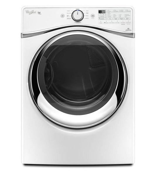 Whirlpool WGD97HEDW 7.3 cu. ft. Duet® Front Load Gas Steam Dryer with SilentSteel™ Dryer Drum