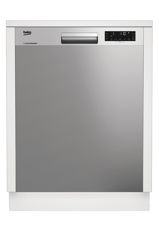 Beko DUT25401X Tall Tub Stainless Steel Dishwasher, 14 place settings, 48 dBa, Front Control