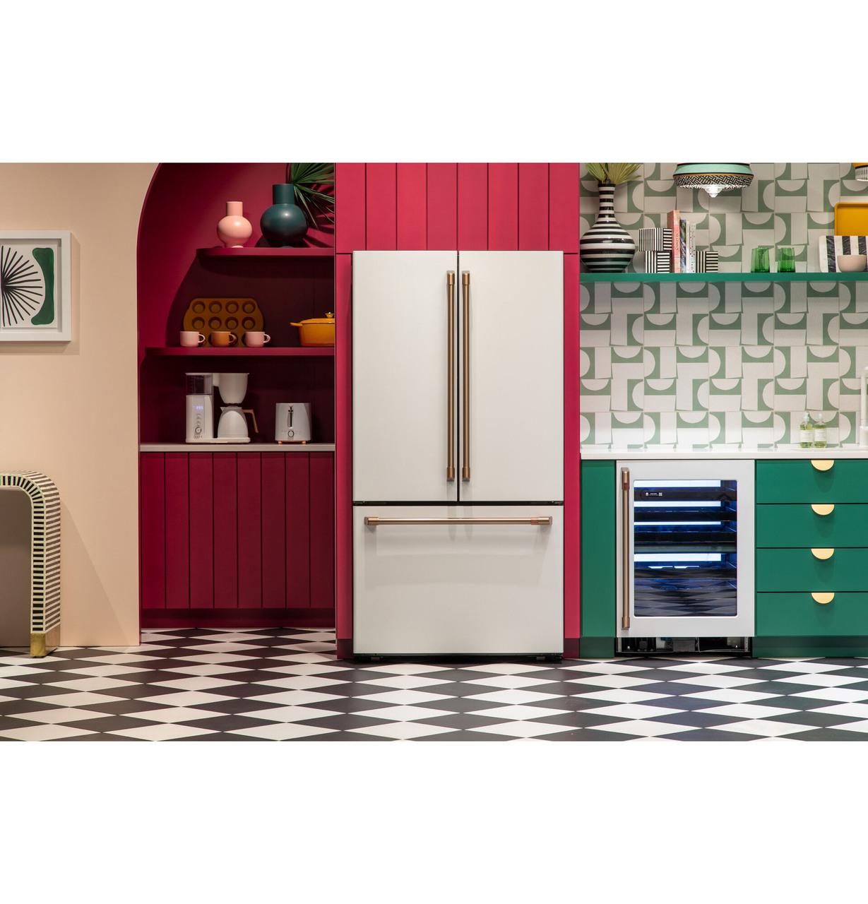 Cafe CWE23SP4MW2 CAF(EBACK)™ ENERGY STAR® 23.1 Cu. Ft. Smart Counter-Depth French-Door Refrigerator