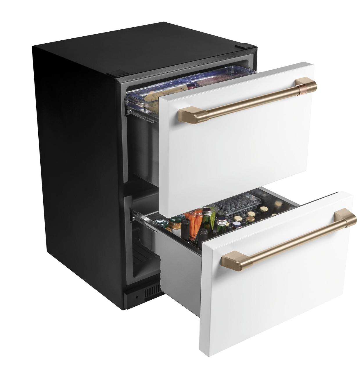 Cafe Caf(eback)™ 5.7 Cu. Ft. Built-In Dual-Drawer Refrigerator