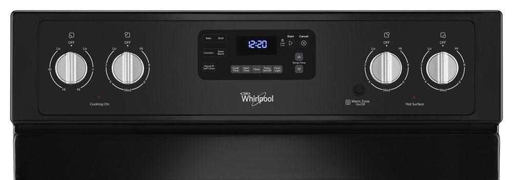 Whirlpool WFE540H0EE 6.4 Cu. Ft. Freestanding Electric Range with AquaLift® Self-Cleaning Technology