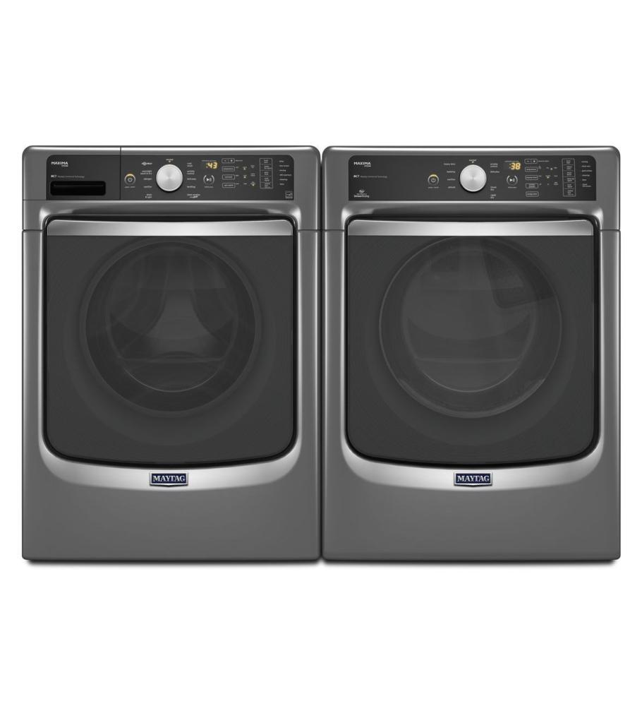 Maytag MED7100DC Maxima® Steam Electric Dryer with Large Capacity and Stainless Steel Dryer Drum - 7.3 cu. ft.