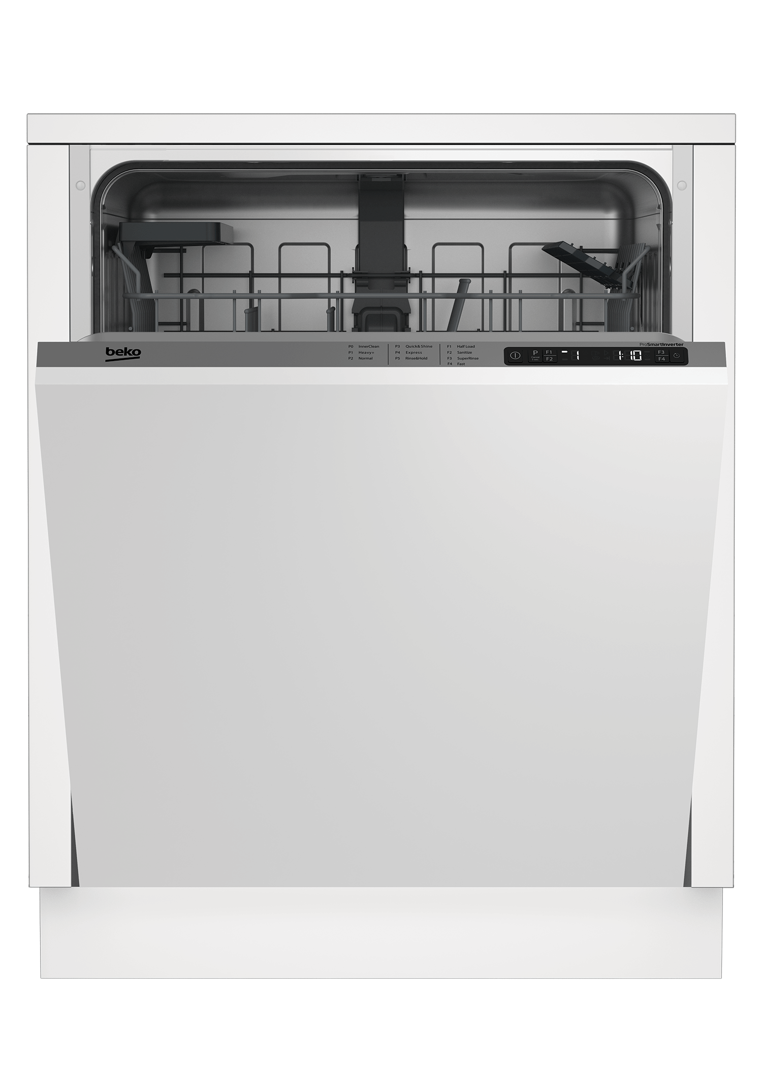 Beko Full Size Dishwasher, 14 place settings, 48 dBa, Fully Integrated Panel Ready