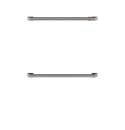 Cafe CXWD0H0PMSS CAF(EBACK)™ 2 - 30" Double Wall Oven Handles - Brushed Stainless