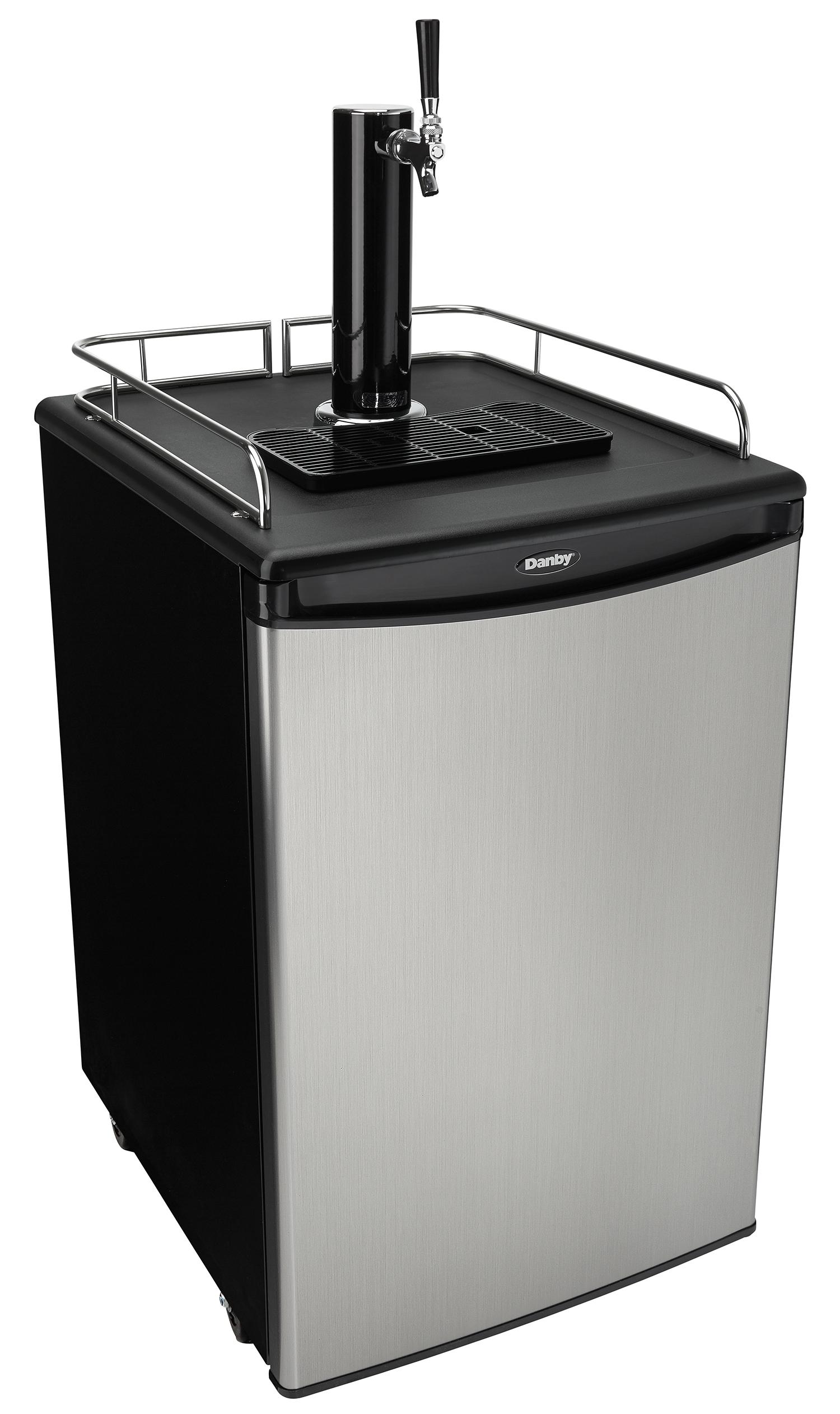 DKC054A1BSLDB Danby 5.4 cu. ft. Single Tap Keg Cooler in Stainless Steel