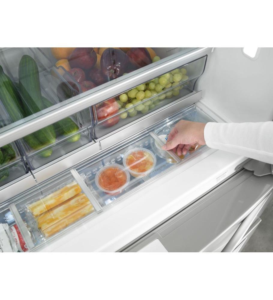 Whirlpool WRX988SIBB 36-inch Wide 4-Door Refrigerator with More Flexible Storage - 26 cu. ft.