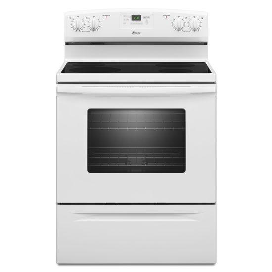 Amana® 30-inch Amana® Electric Range with Easy Touch Electronic Controls - White