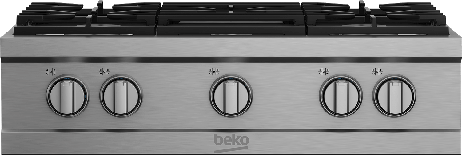 Beko 30" Stainless Steel Pro-Style Built-in Gas Range Top