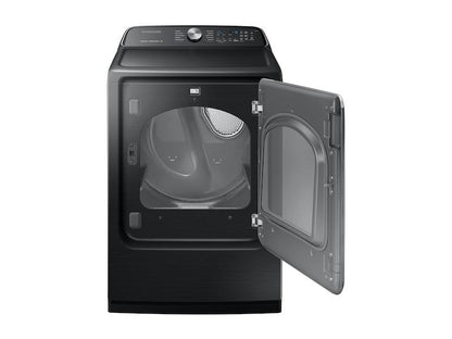 Samsung DVG54R7200V 7.4 cu. ft. Gas Dryer with Steam Sanitize+ in Black Stainless Steel