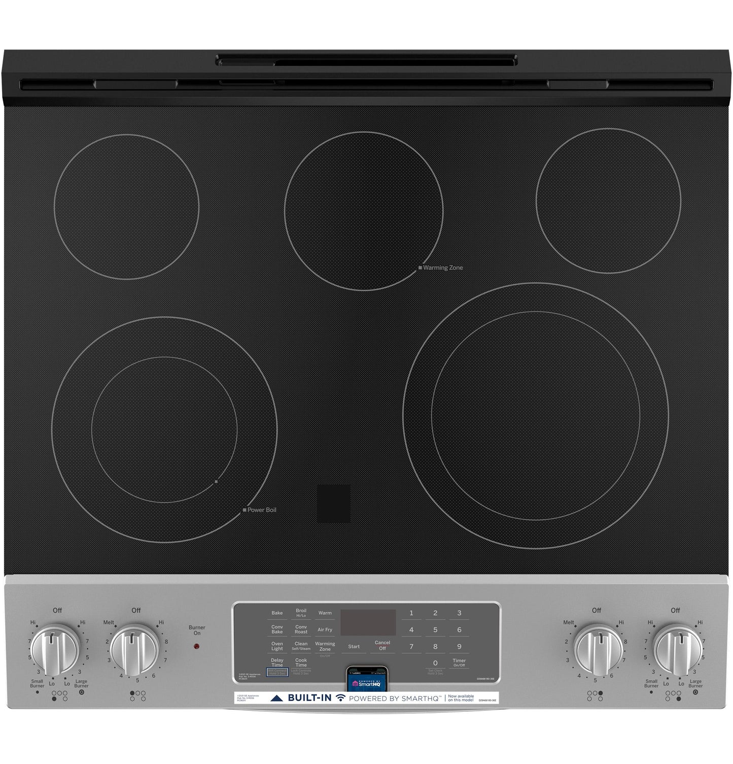 GE® 30" Slide-In Electric Convection Range with No Preheat Air Fry