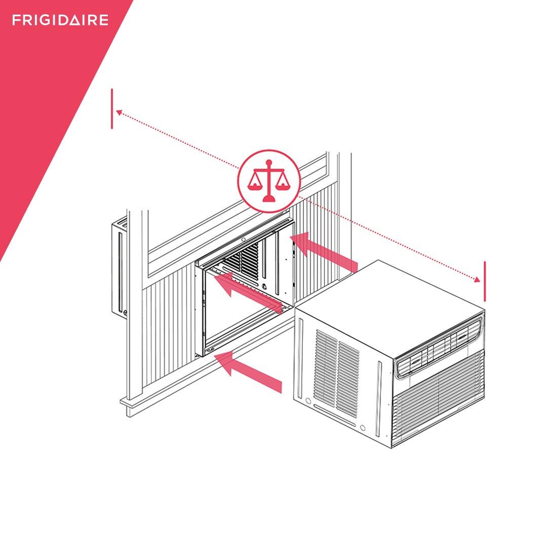 Frigidaire 25,000 BTU Connected Window Air Conditioner with Slide Out Chassis