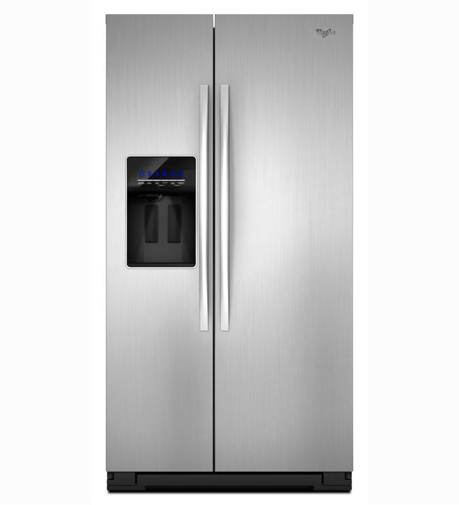 Whirlpool GSF26C4EXB Gold® 26 cu. ft. Side-by-Side Refrigerator with In-Door-Ice® System